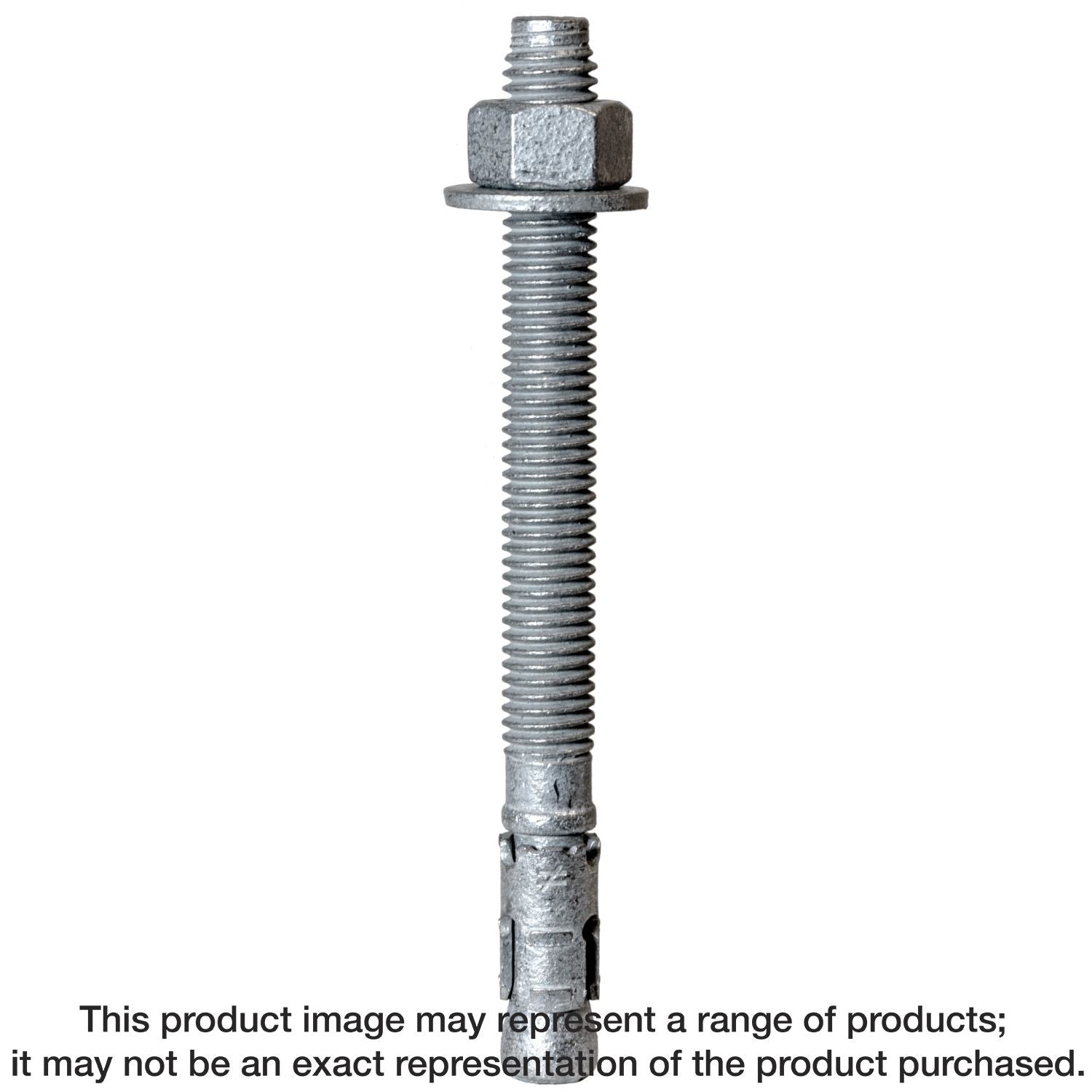 Simpson Strong-Tie STB2-62100MGR10 Strong-Bolt 2, 5/8-in. x 10-in. Mechanically Galvanized Wedge Anchor, 10-Pack