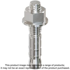 Simpson Strong-Tie STB2-623126SSR20 Strong-Bolt 2, 5/8-in. x 3-1/2-in. Type 316 Stainless-Steel Wedge Anchor, 20-Pack