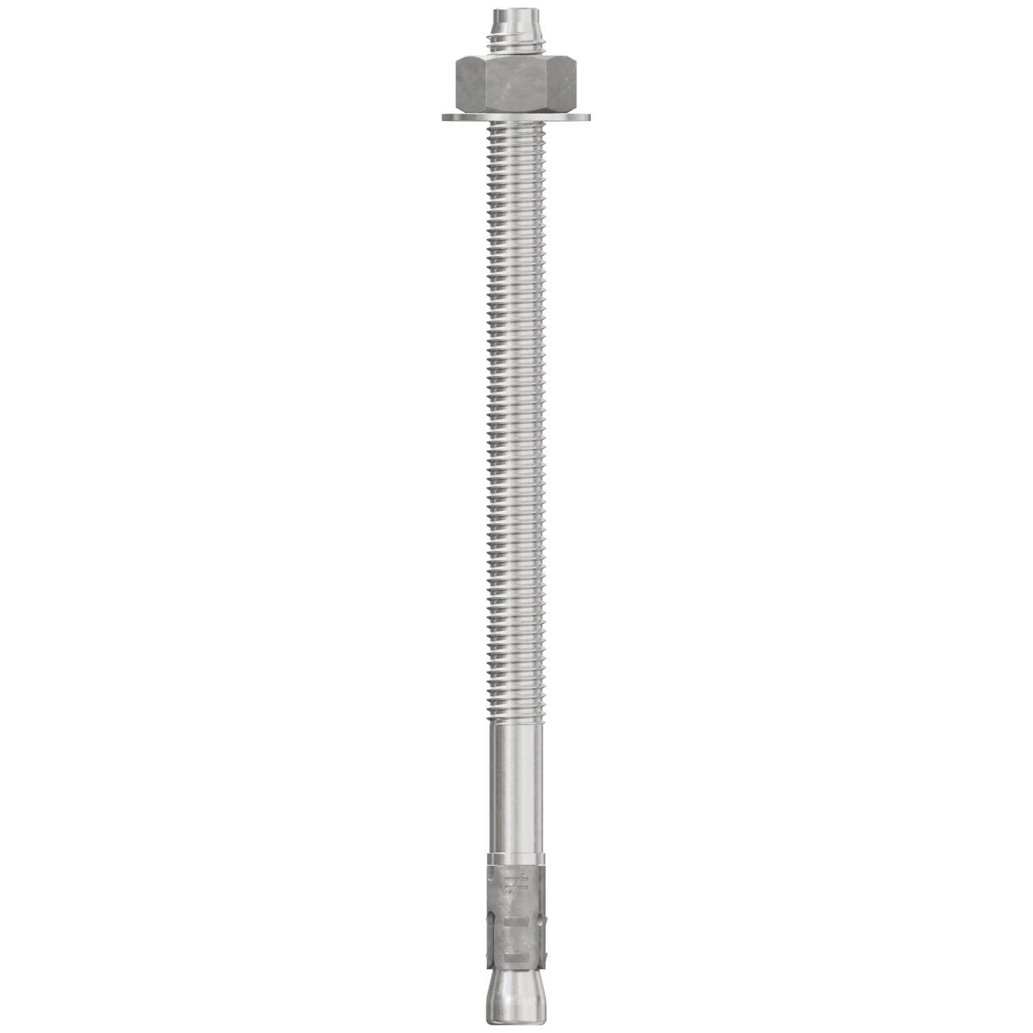 Simpson Strong-Tie STB2-50812S6F20 Strong-Bolt 2, 1/2-in. x 8-1/2-in. Type 316 Stainless-Steel Wedge Anchor, Fully Assembled, 20-Pack