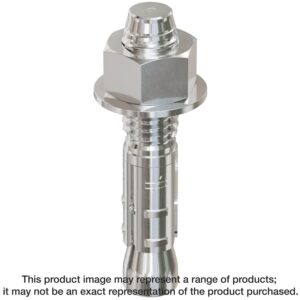 Simpson Strong-Tie STB2-502346SSR25 Strong-Bolt 2, 1/2-in. x 2-3/4-in. Type 316 Stainless-Steel Wedge Anchor, 25-Pack