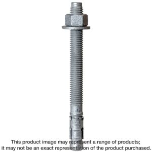 Simpson Strong-Tie STB2-50700MGR25 Strong-Bolt 2, 1/2-in. x 7-in. Mechanically Galvanized Wedge Anchor, 25-Pack