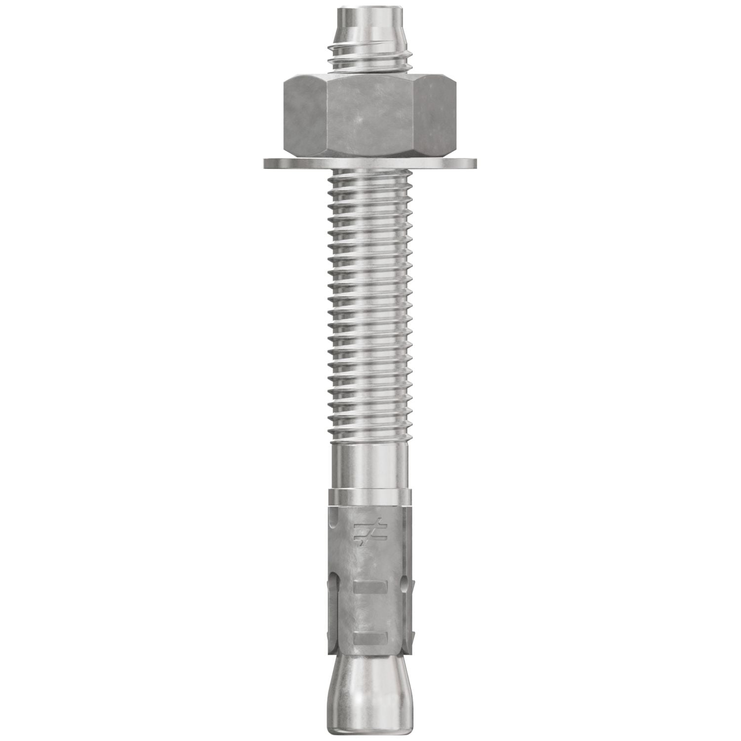 Simpson Strong-Tie STB2-50414S6F25 Strong-Bolt 2, 1/2-in. x 4-1/4-in. Type 316 Stainless-Steel Wedge Anchor, Fully Assembled, 25-Pack