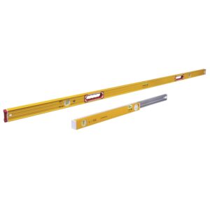 Stabila 37540 Type-196 78-inch Level and Type-80 T Extendable Level Jamber Set