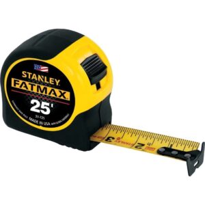 Stanley 33-725 25' x 1-1/4" FatMaxTape Rule Reinforced with Blade ArmorCoating