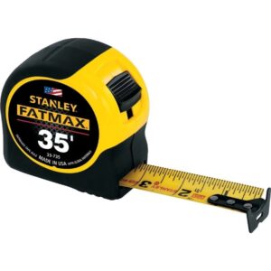 Stanley 33-735 35' x 1-1/4" FatMaxTape Rule Reinforced with Blade ArmorCoating