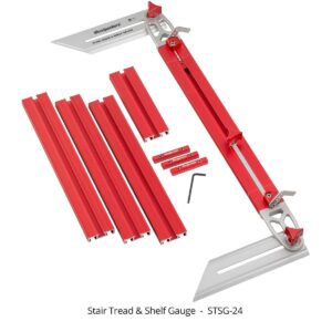 Woodpeckers STSG-24 Stair Tread and Shelf Gauge