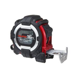 Tajima GS-MC16BW GS-Lock, 16-ft. x 1-in. Strong Tape and Horned Magnetic Hook With Compatible Clip