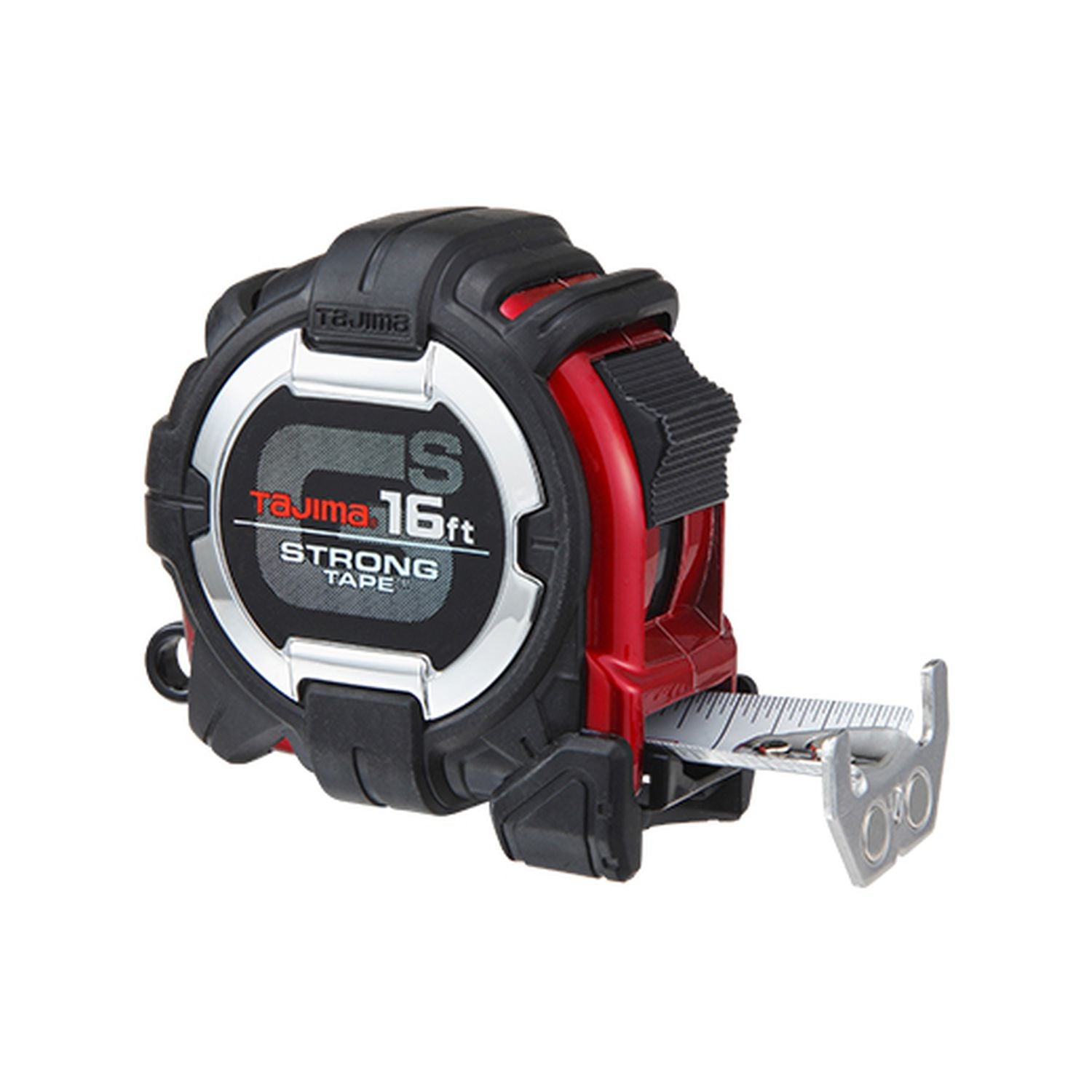Tajima GS-MC16BW GS-Lock, 16-ft. x 1-in. Strong Tape and Horned Magnetic Hook With Compatible Clip