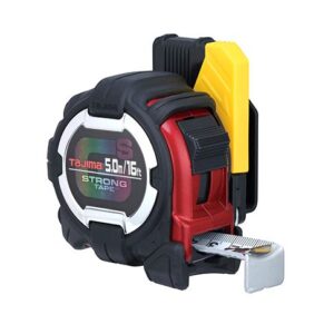 Tajima GSSF-16/5mBW GS-Lock With Safety Belt Holder Standard and Metric Scale 16-ft. 5m