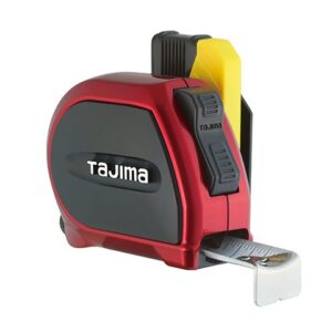 Tajima SSSF-16/5mBW Sigma Stop With Safety Belt Holder Standard and Metric Scale 16-ft. 5m Tape Measure