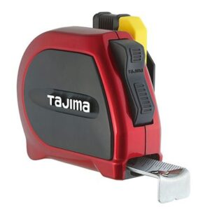 Tajima SSSF-25/7.5mBW Sigma Stop With Safety Belt Holder Standard and Metric Scale 25-ft. 75m Tape Measure