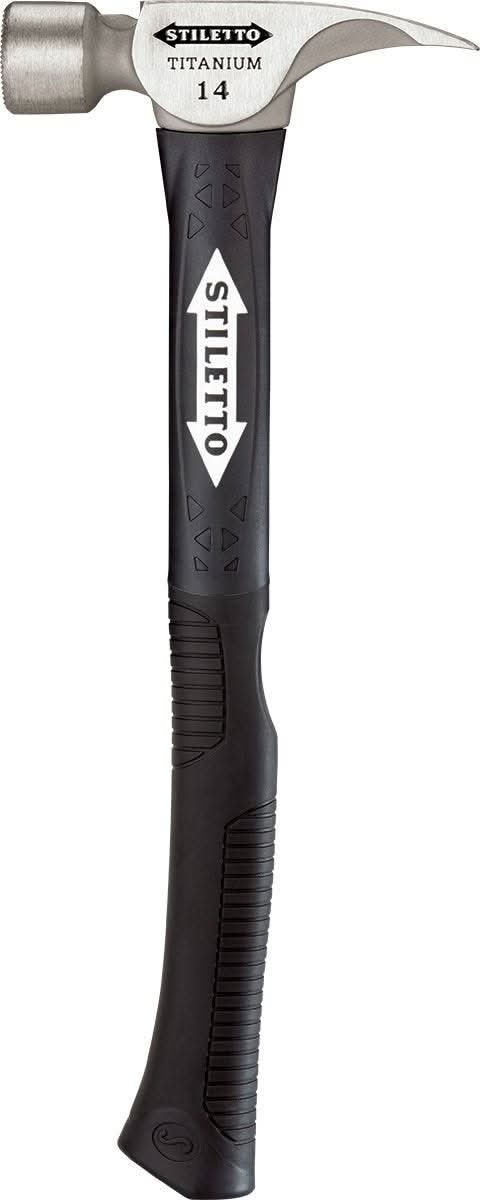 Stiletto TI14MC-F 14 oz Titanium Milled Face Hammer with 16-in. Hybrid Fiberglass Handle