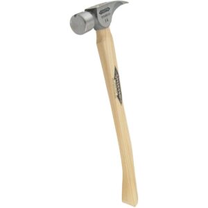 Stiletto TI14SC 14 oz Titanium Smooth Face Hammer with 18-in. Curved Hickory Handle