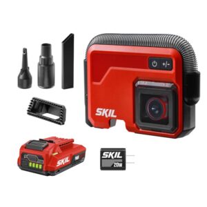SKIL VA1200D-10 12V/20V Brushless Slim Vacuum, 20V Kit