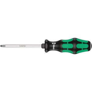 Wera 355 Sk Pz Screwdriver For Pozidriv Screws, Pz 2x100-mm.