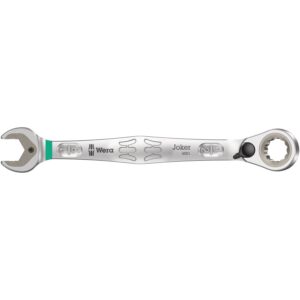 Wera 6001 Joker Switch Ratcheting Combination Wrench, With Switch Lever, Imperial, 1/2-in.x171-mm.