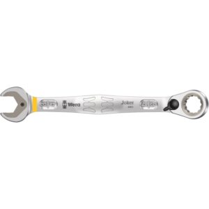 Wera 6001 Joker Switch Ratcheting Combination Wrench, With Switch Lever, Imperial, 3/4-in.x246-mm.