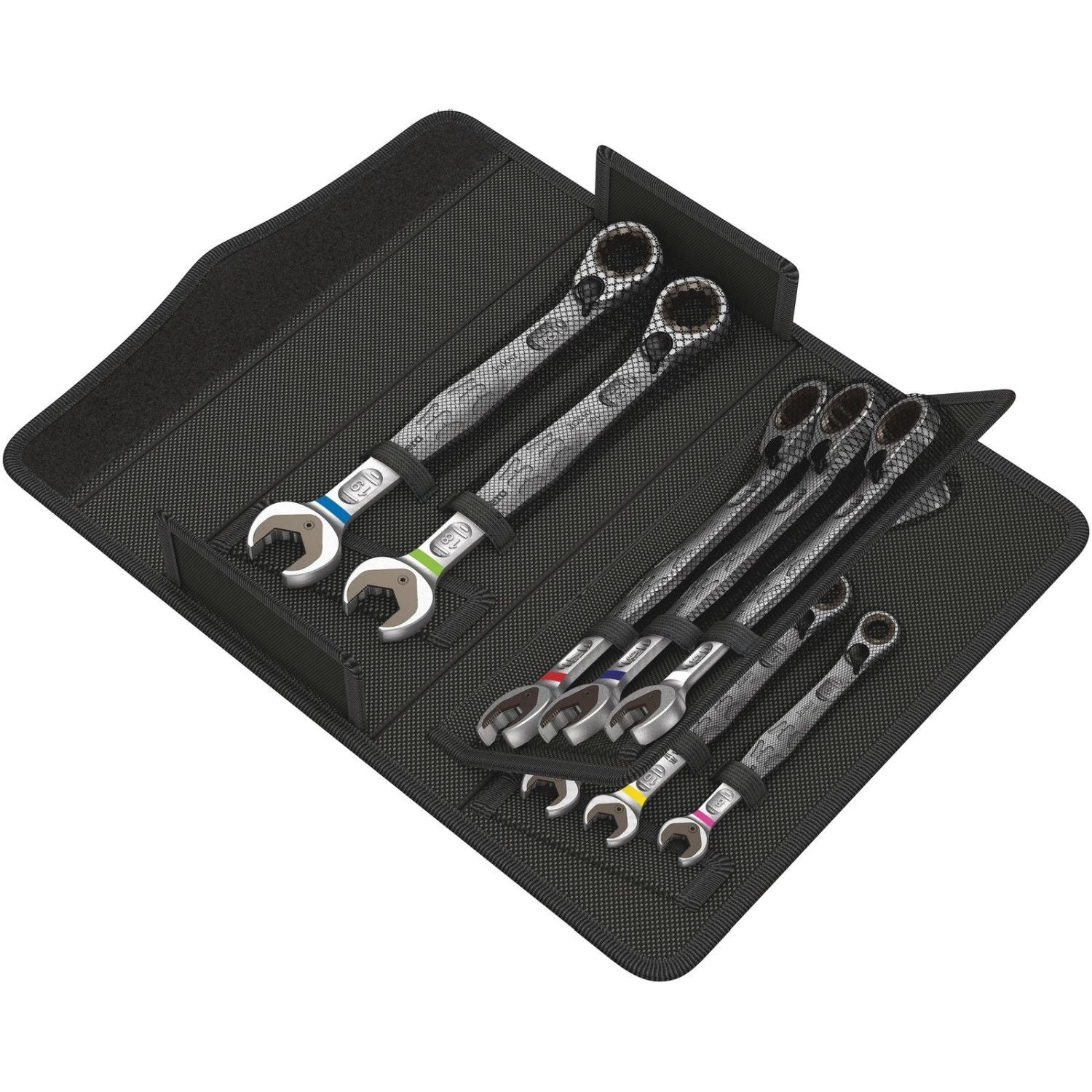 Wera 6001 Joker Switch 11 Set 1 Ratcheting Combination Wrenches Set, 11-Pieces