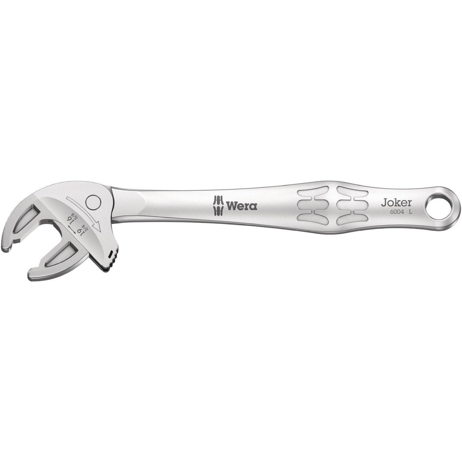Wera 6004 Joker L Self-Setting Spanner, 16; 17; 18; 19x5/8; 11/16; 3/4-in.x224-mm.