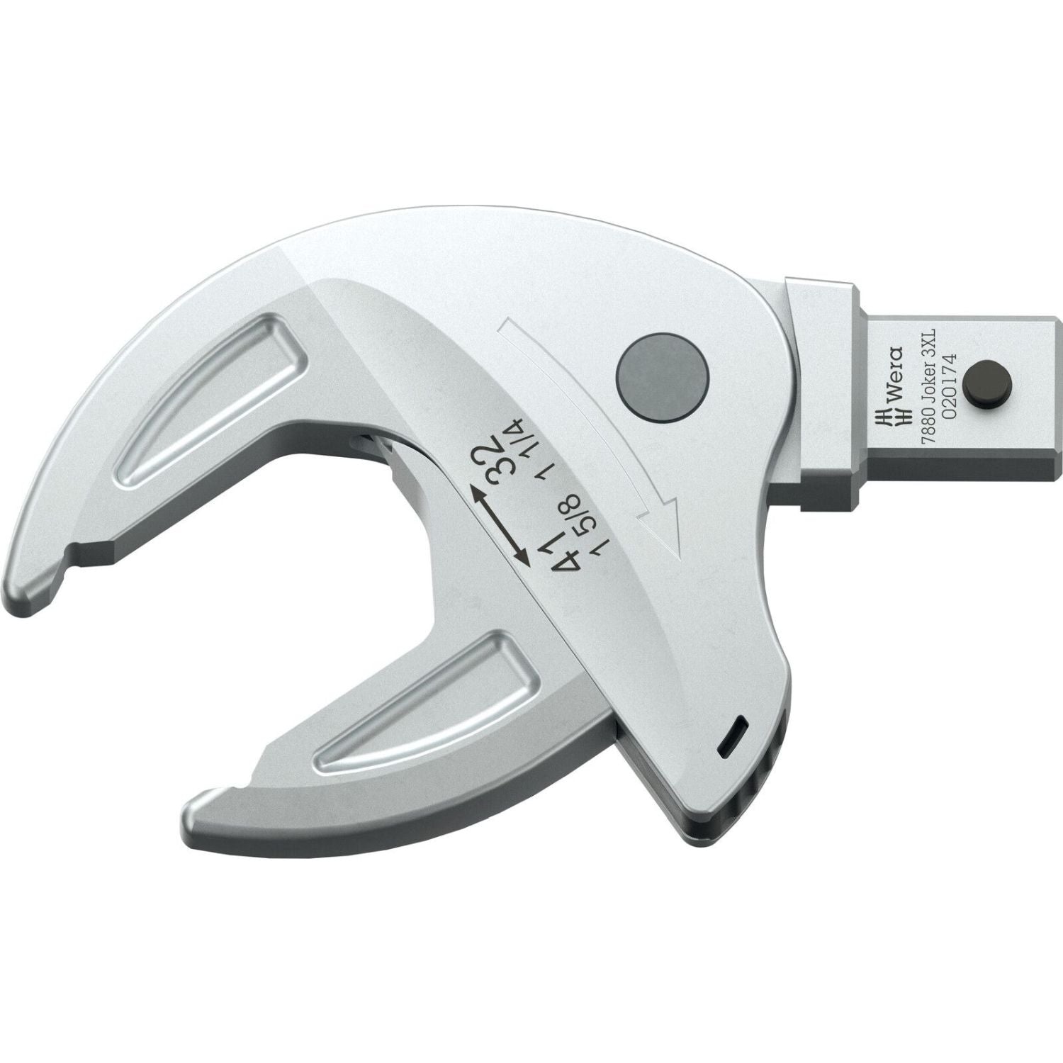 Wera 7880 Joker 3Xl Self-Setting Insert Spanner For Wrench Sizes 32-41-mm., 14X18-mm., 14X18x32-41x1 1/4-1 5/8-in.x128.1-mm.