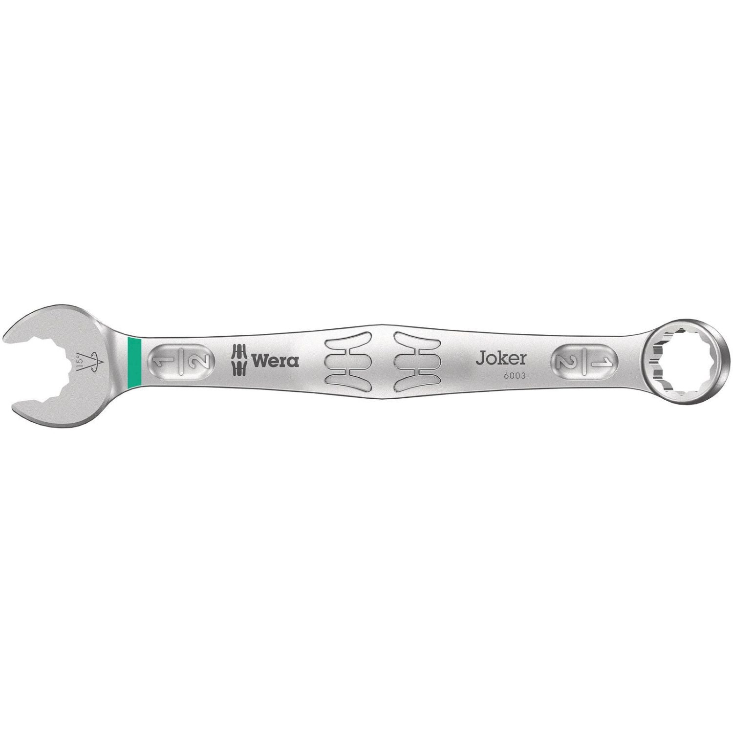 Wera 6003 Joker Combination Wrench, Imperial, 1/2-in.x160-mm.