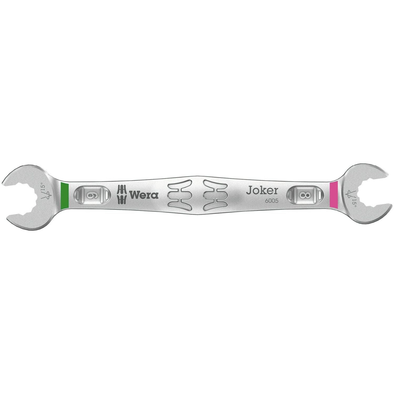 Wera 6005 Joker Double Open End Wrench, 8x9x122.2-mm.