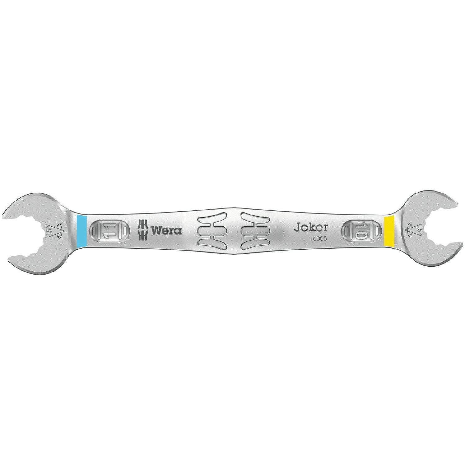 Wera 6005 Joker Double Open End Wrench, 10x11x137.3-mm.