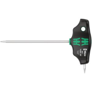 Wera 467 Torx Hf T-Handle Screwdriver With Holding Function, Torx 6x100-mm.