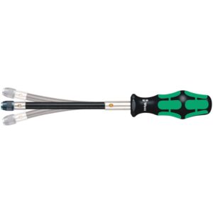 Wera 392 Bitholding Screwdriver With Flexible Shaft, 1/4-in.x177-mm.
