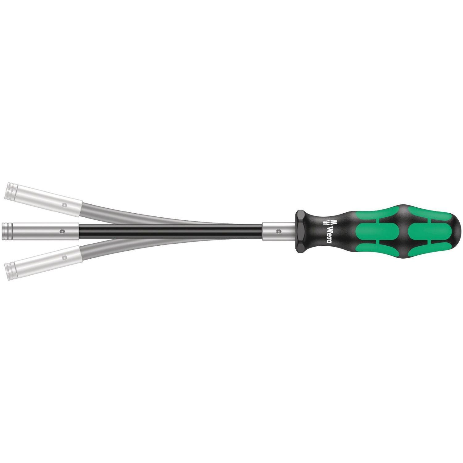 Wera 393 S Bitholding Screwdriver Extra Slim With Flexible Shaft, 1/4-in.x173.5-mm.