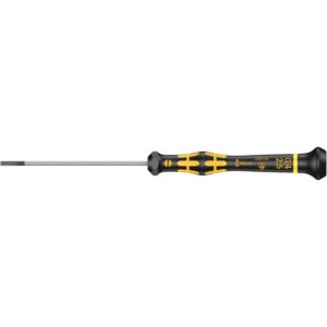 Wera 1578 A Esd Kraftform Micro Screwdriver For Slotted Screws, 0.40x2.5x80-mm.