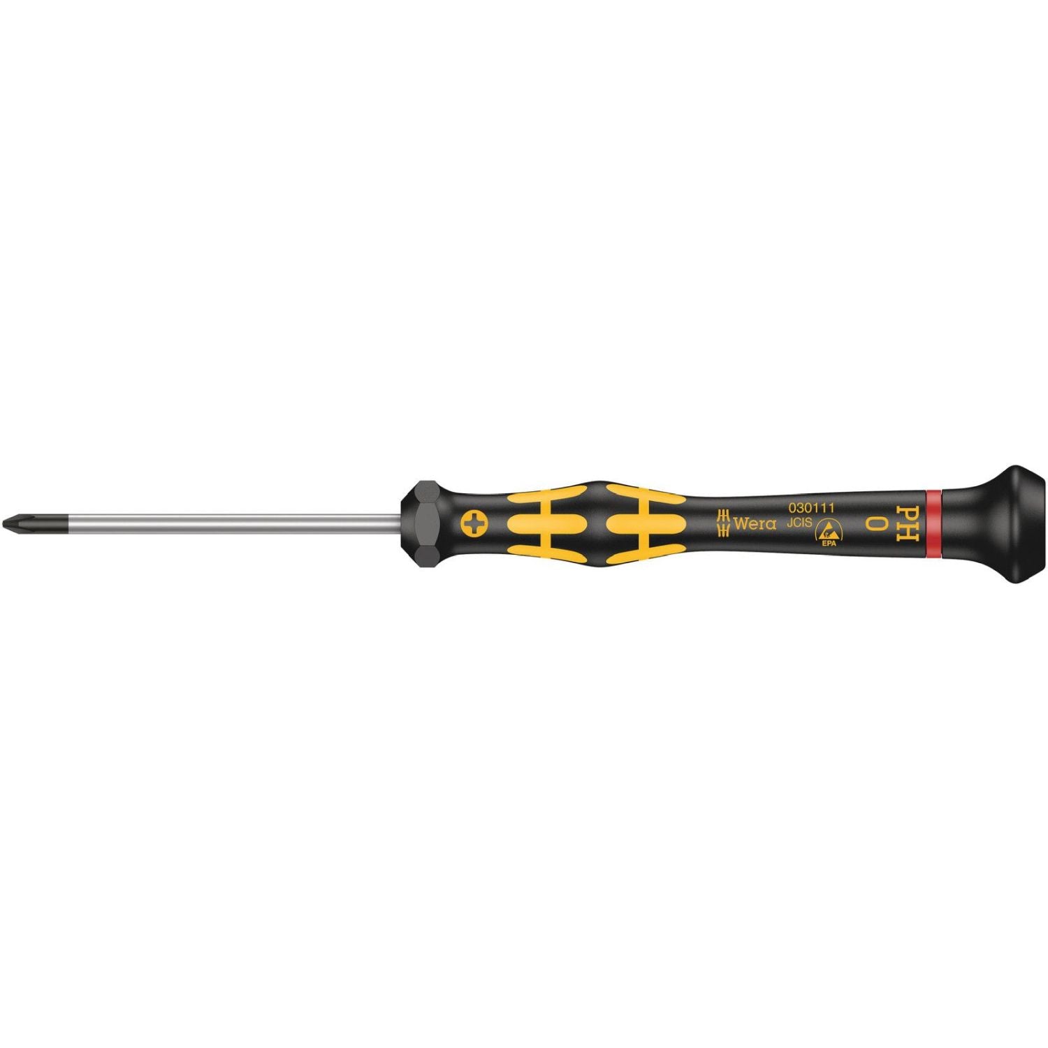 Wera 1550 Ph Esd Kraftform Micro Screwdriver For Phillips Screws, Ph 0x60-mm.