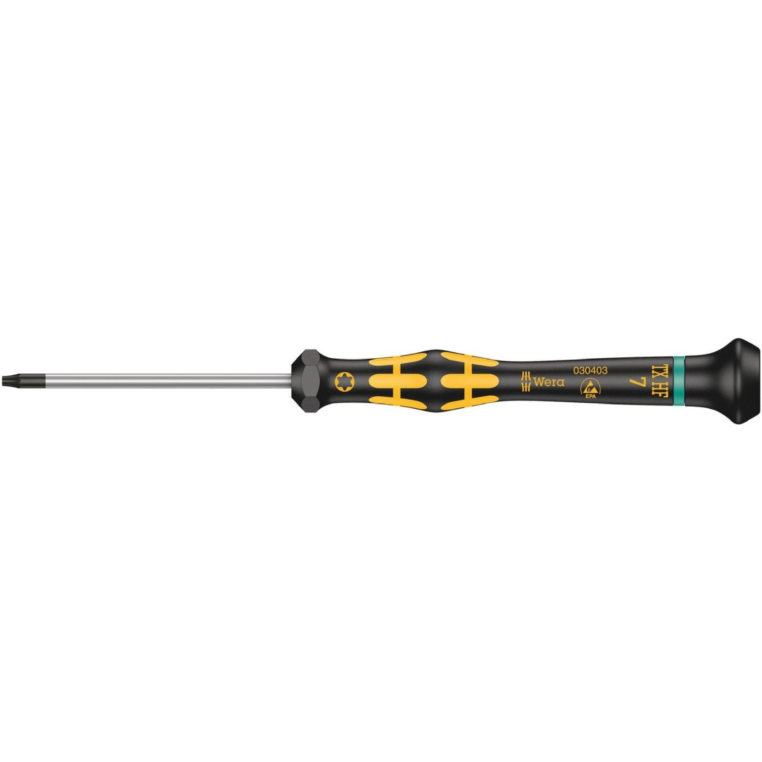 Wera 1567 Torx Hf Esd Kraftform Micro Screwdriver With Holding Function For Torx Screws, Torx 7x60-mm.