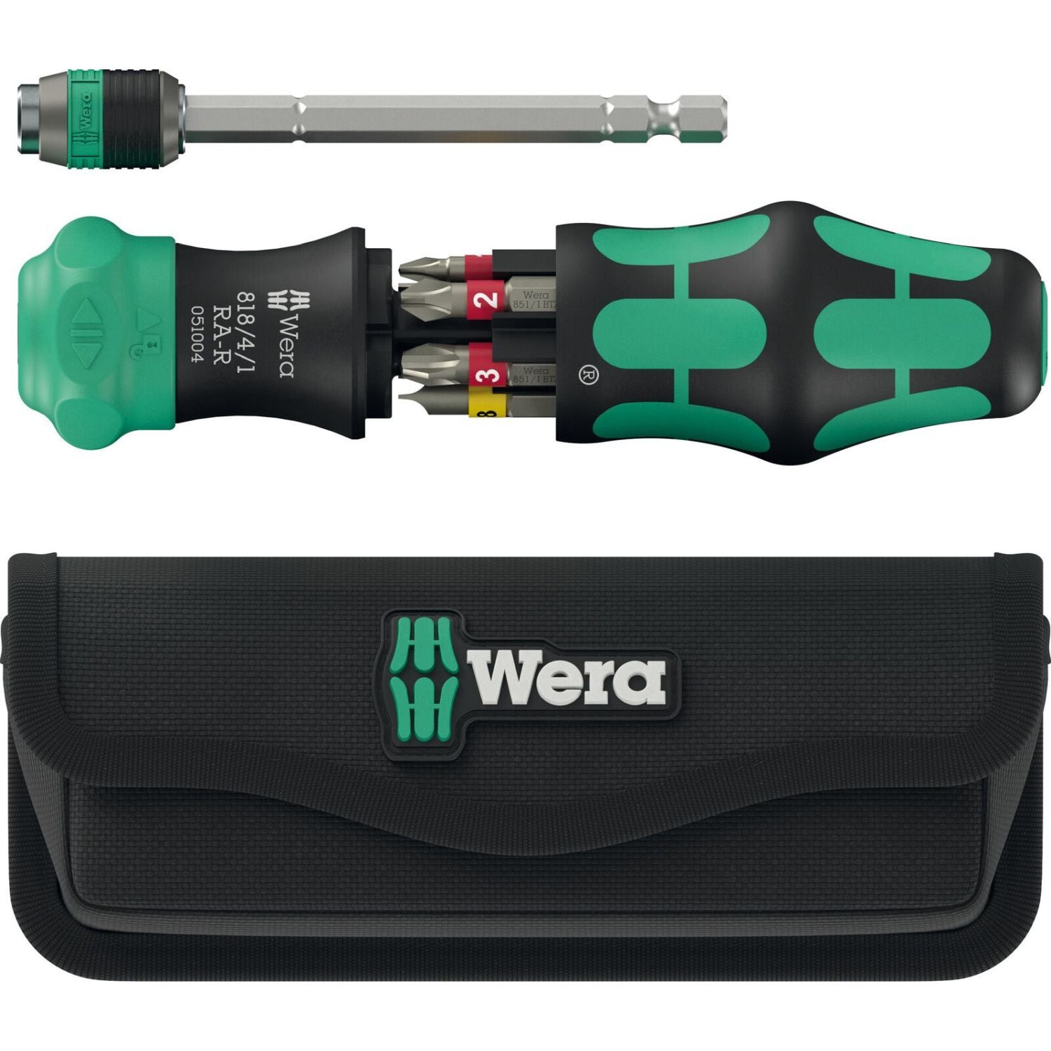 Wera Kraftform Kompakt 25 Ra-R With Pouch, 6-Pieces