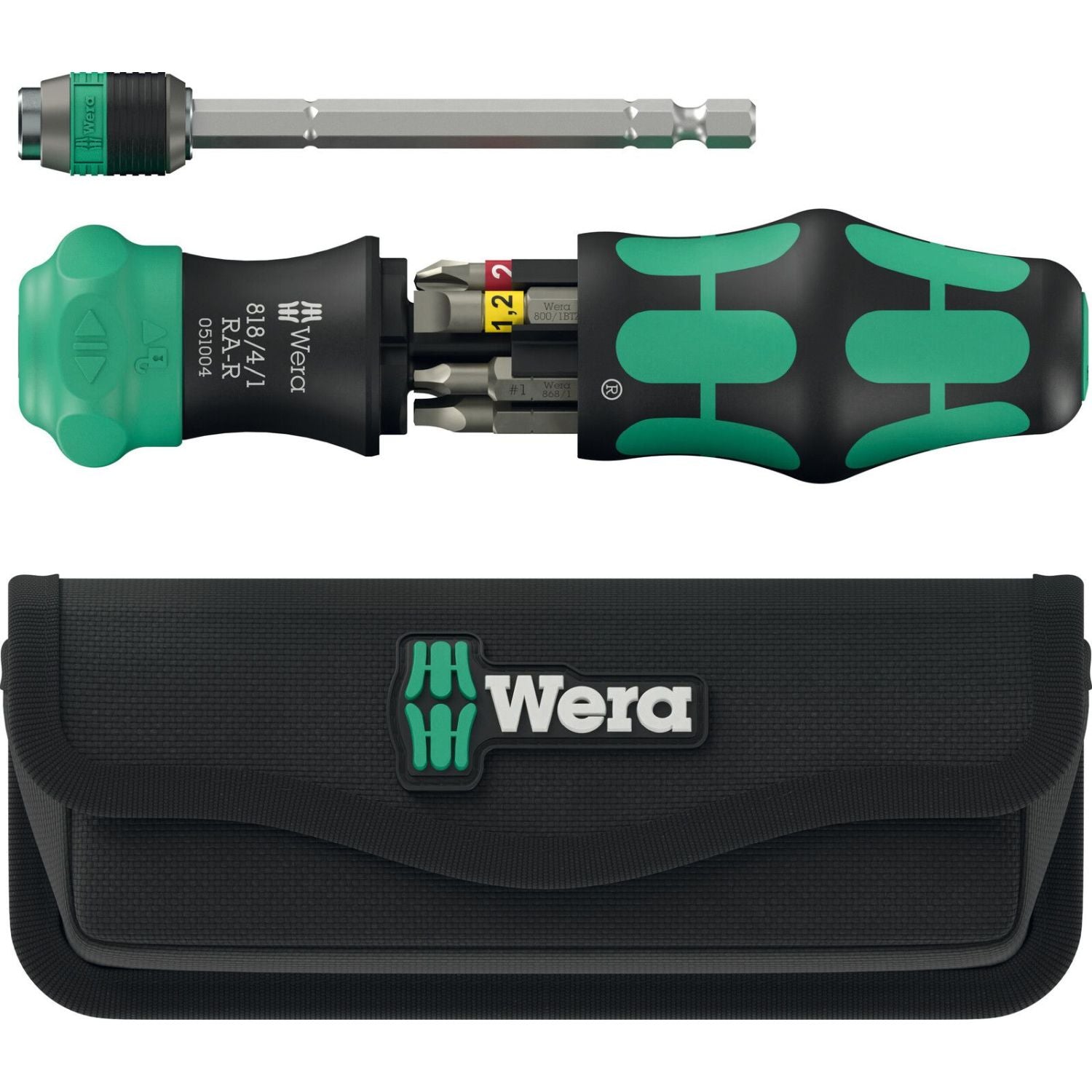 Wera Kraftform Kompakt 26 Ra-R With Pouch, 6-Pieces
