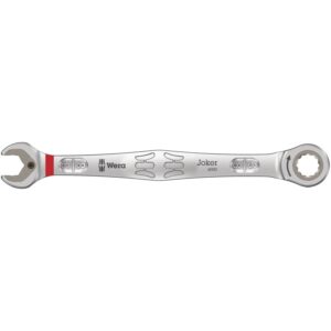 Wera 6000 Joker Ratcheting Combination Wrenches, Imperial, 3/8-in.x159-mm.