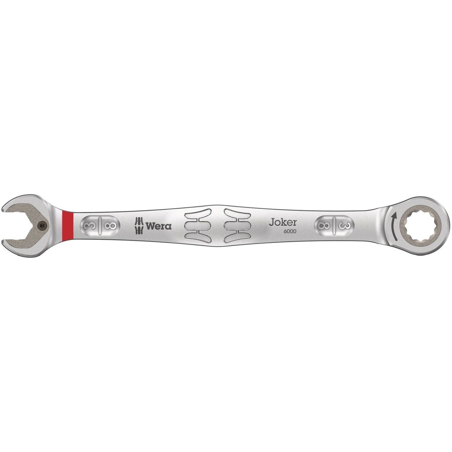Wera 6000 Joker Ratcheting Combination Wrenches, Imperial, 3/8-in.x159-mm.