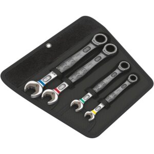 Wera 6000 Joker 4 Set 1 Ratcheting Combination Wrenches Set, 4-Pieces