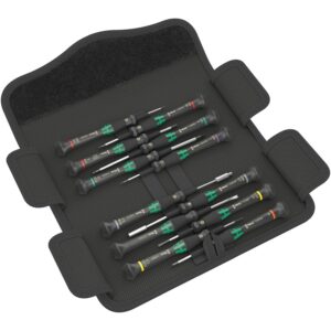 Wera Kraftform Micro 12 Electronics 1 Screwdriver Set For Electronic Applications, 12-Pieces