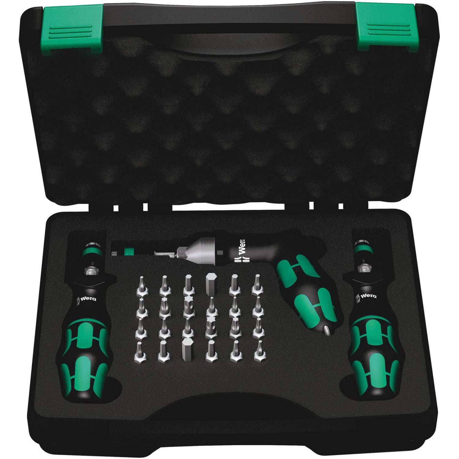 Wera 7440/41/42 Kraftform Torque Screwdriver Set 0.3-6.0 Nm, 27-Pieces