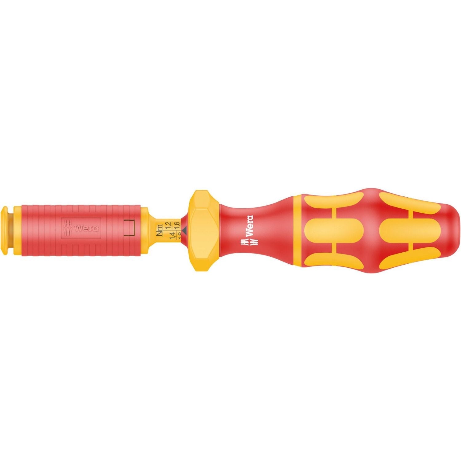 Wera Series 7400 VDE Kraftform Adjustable Torque Handle (0.3-3.5 Nm), 7441 Vdex1.2-3.0 Nm
