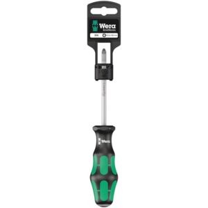 Wera 355 Pz SB Screwdriver For Pozidriv Screws, Pz 2x100-mm.