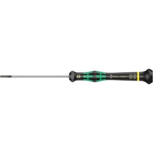Wera 2035 Screwdriver For Slotted Screws For Electronic Applications, 0.40x2.5x80-mm.