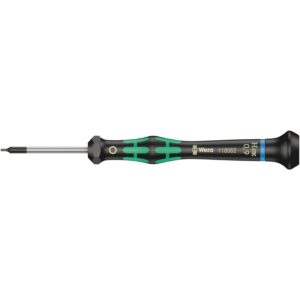 Wera 2054 Screwdriver For Hexagon Socket Screws For Electronic Applications, 0.9x40-mm.