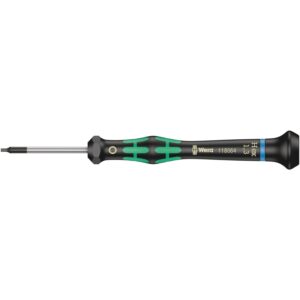 Wera 2054 Screwdriver For Hexagon Socket Screws For Electronic Applications, 1.3x40-mm.