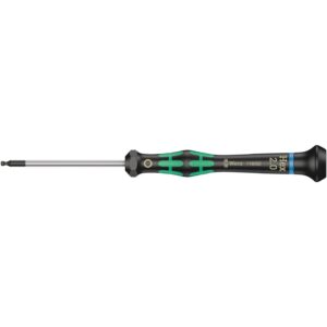 Wera 2052 Ball End Hexagon Screwdriver For Electronic Applications, 2x60-mm.