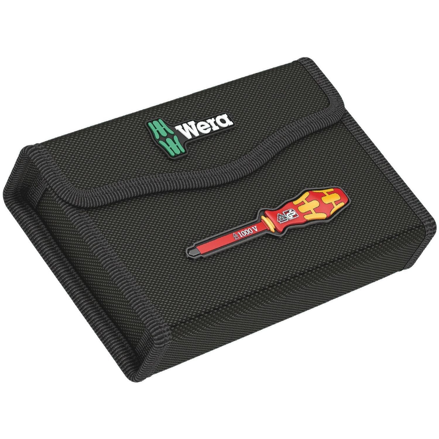 Wera 9413 Textile Box Kraftform Kompakt VDE 17 Extra Slim 1, Empty, 240x148x47-mm.