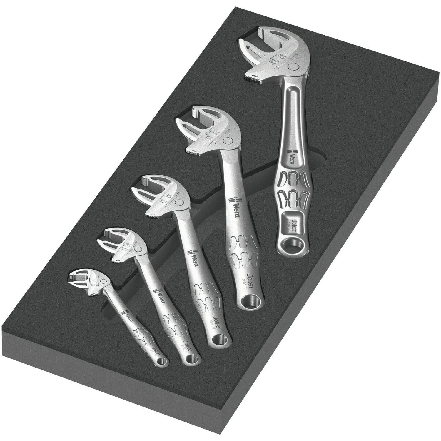 Wera 9732 Foam Insert 6004 Joker Set 1, 5-Pieces