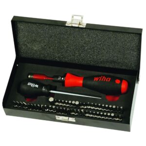 Wiha 28595 Adjustable Torque Control 53-Piece Bit Set - 10-50 Inch Pounds