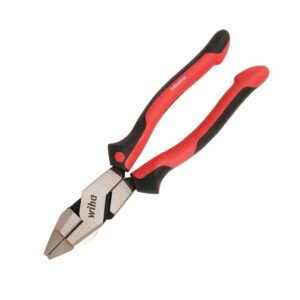 Wiha 30940 Industrial SoftGrip High Leverage NE Lineman's Pliers. 9.5"